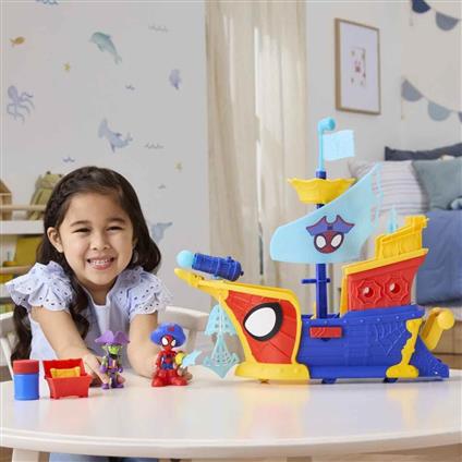 G0666 Spidey Ve İnanılmaz Arkadaşları Webs Ahoy Bubble Ship +3 Yaş