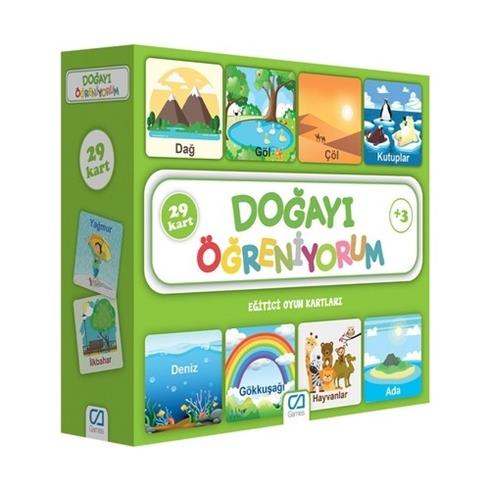 Caegt-5053 Doğayı Öğreniyorum Eğitici Oyun Kartları -Ca Games