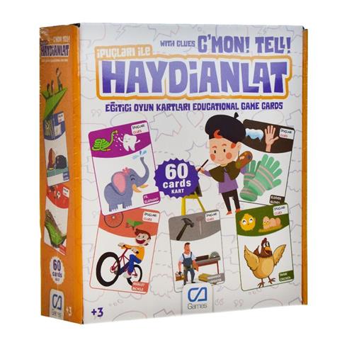 5080 CA Games, Haydi Anlat - Eğitici Oyun Kartları / +3 Yaş