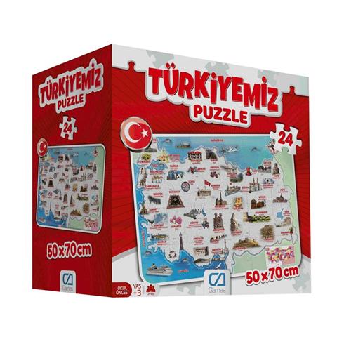 CA.5079 Türkiyemiz Yer Puzzle