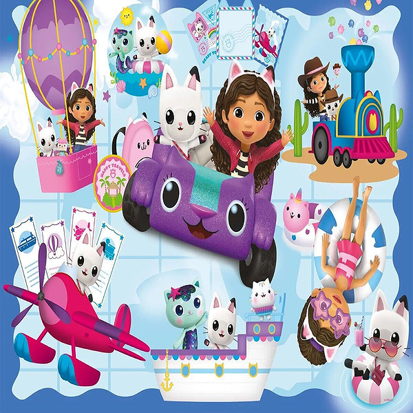 GB 714 Gabbys Dollhouse Puzzle 100 Prç