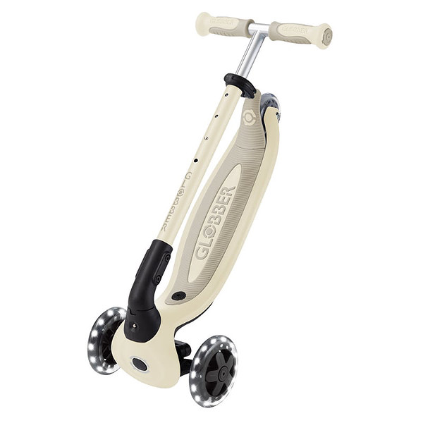 Globber Go Up Baby 360 Scooter (Işıklı) Koyu Bej