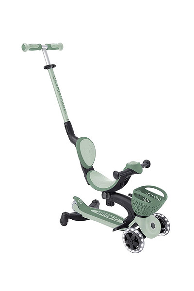 Globber Go Up Baby 360 Scooter (Işıklı) Zeytin Yeşili
