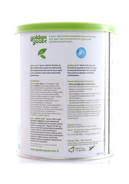 Golden Goat 2 Keçi Sütlü Devam Sütü 6-12 Ay 400 Gr