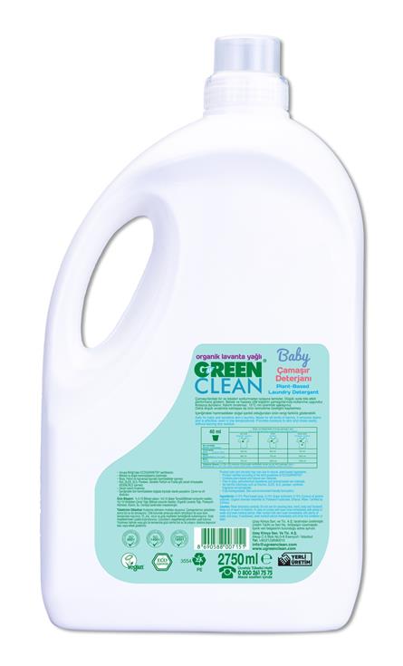 Green Clean Baby Bitkisel Çamaşır Deterjanı 2750 Ml (55 Yıkama)