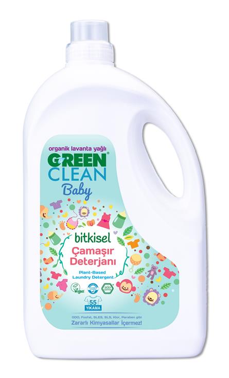 Green Clean Bitkisel Çamaşır Deterjanı 2750 Ml (55 Yıkama)