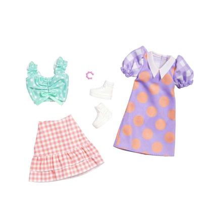 Gwf04 Barbie'nin Kıyafet Koleksiyonu 2'Li Paketler / +3 Yaş