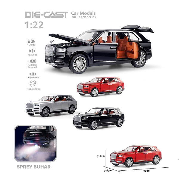 Hcl-506 Kut CB 1 22 Sesli VE Işıklı Buharlı RR Lux Jeep(Belirtilen Fiyat, Tekli Satış İçin Adet Fiyatıdır.)