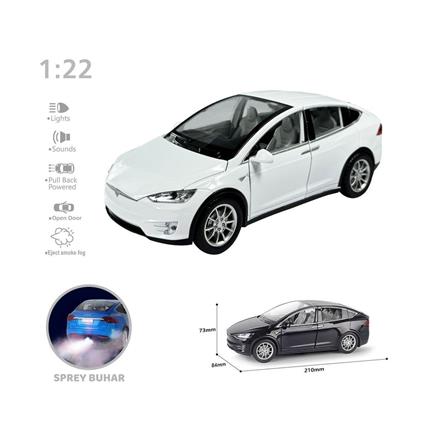 Hcl-511A Çek Bırak 1:22 Sesli Ve Işıklı Buharlı Tsl Metal Araba -Vardem Oyuncak