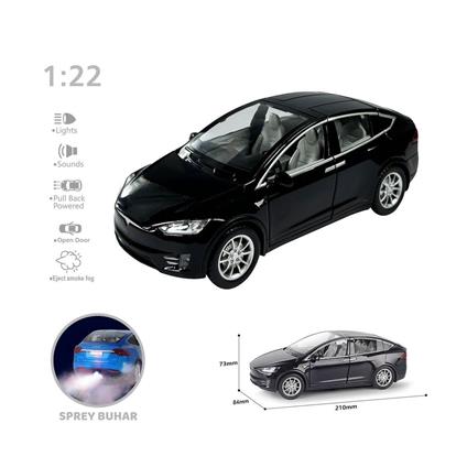 Hcl-511A Çek Bırak 1:22 Sesli Ve Işıklı Buharlı Tsl Metal Araba -Vardem Oyuncak