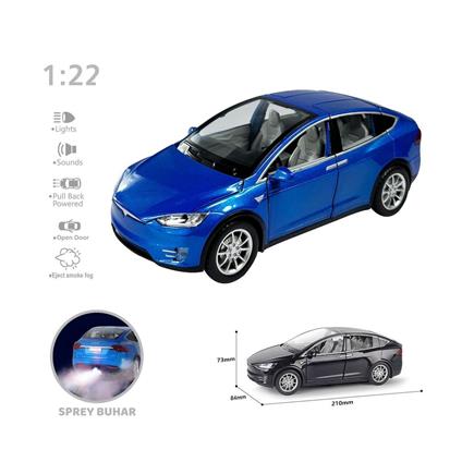 Hcl-511A Çek Bırak 1:22 Sesli Ve Işıklı Buharlı Tsl Metal Araba -Vardem Oyuncak