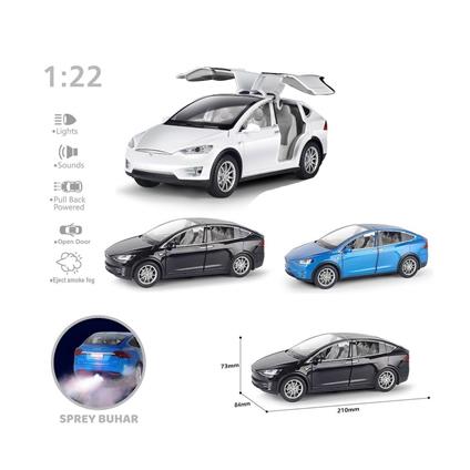 Hcl-511A Çek Bırak 1:22 Sesli Ve Işıklı Buharlı Tsl Metal Araba -Vardem Oyuncak