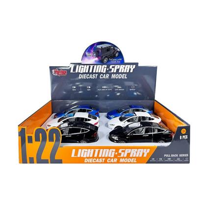 Hcl-511A Çek Bırak 1:22 Sesli Ve Işıklı Buharlı Tsl Metal Araba -Vardem Oyuncak