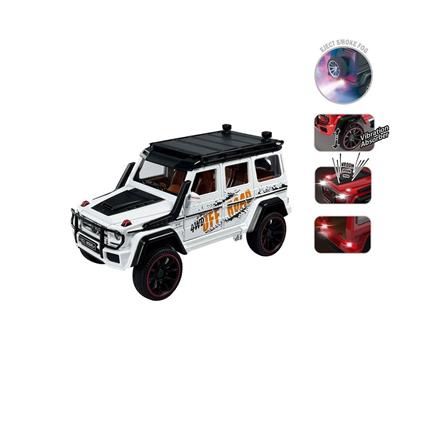 Hcl-801P Çek Bırak 1:22 Sesli Ve Işıklı Buhar Çıkartan Metal Jeep -Vardem