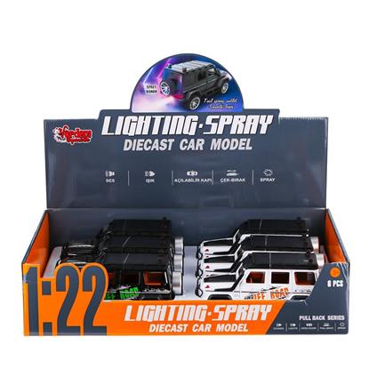 Hcl-801PA Sesli Işıklı Buharlı Off Road Jeep 1:22 -Vardem Oyuncak