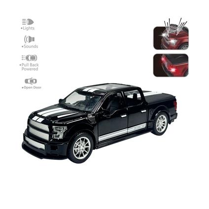 Hcl-903 Çek Bırak 1:22 Sesli Ve Işıklı Arazi Metal Pikap -Vardem Oyuncak