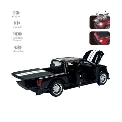 Hcl-903 Çek Bırak 1:22 Sesli Ve Işıklı Arazi Metal Pikap -Vardem Oyuncak