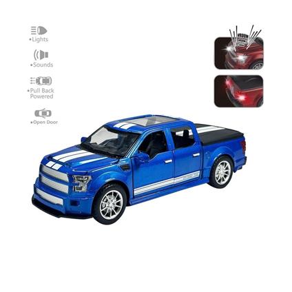 Hcl-903 Çek Bırak 1:22 Sesli Ve Işıklı Arazi Metal Pikap -Vardem Oyuncak