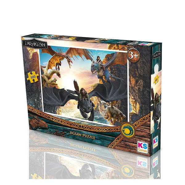 HD 714 How TO Traın Your Dragon Puzzle 100 Prç