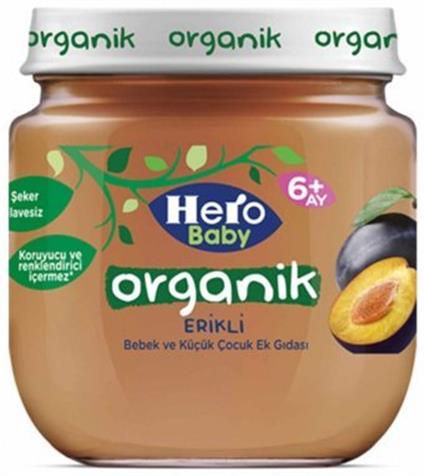 Hero Baby Organik Erik Püresi Kavanoz Mama 120 Gr