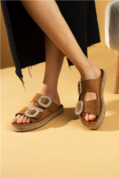 Hertas Vizon Nubuk Tokalı Terlik