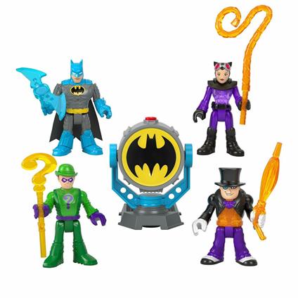 Hfd47 Imaginext, Bat-Tech Bat-Signal Figür Seti, DC Super Friends