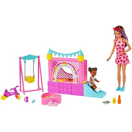 Hhb67 Barbie  Bebek Bakıcısı Skipper Oyun Evi Seti