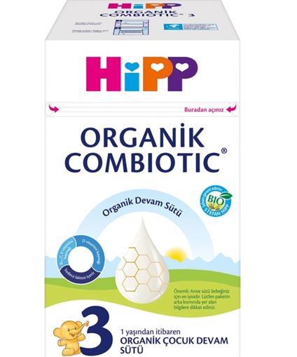 Hipp 3 Organik Combiotic Bebek Sütü 800 Gr X2 Islak Mendil Hediyeli