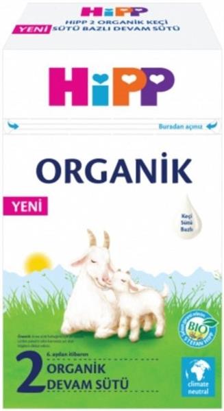 Hipp 2 Organik Keçisütü Bazlı Bebek Devam Sütü 400 Gr