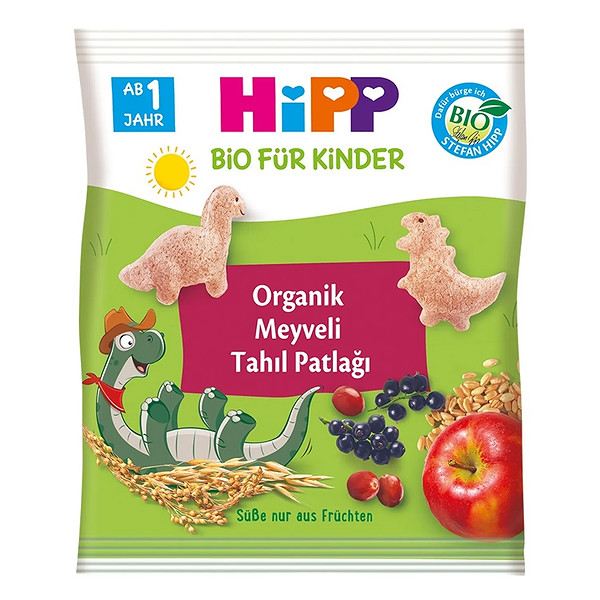 Hipp Organik Meyveli Tahıl Patlağı 30 Gr