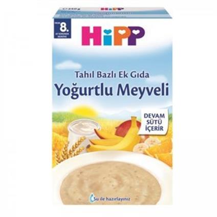 Hipp Organik Sütlü Yoğurtlu Meyveli Kaşık Maması 8+ Ay 250G
