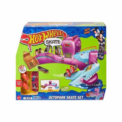 Hmk01 Hot Wheels Skate Ahtapot Kaykay Parkı Oyun Seti