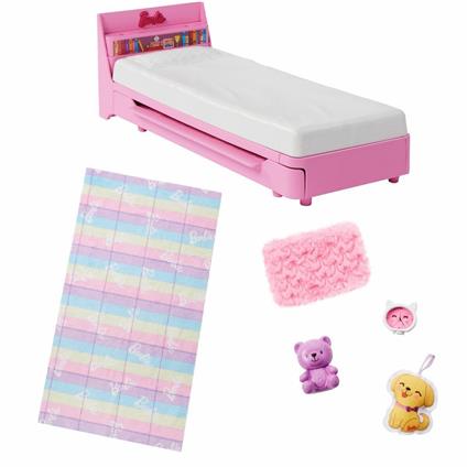 Hmm64 My First Barbie - İlk Barbie Bebeğim - Barbie'nin Yatağı Oyun Seti