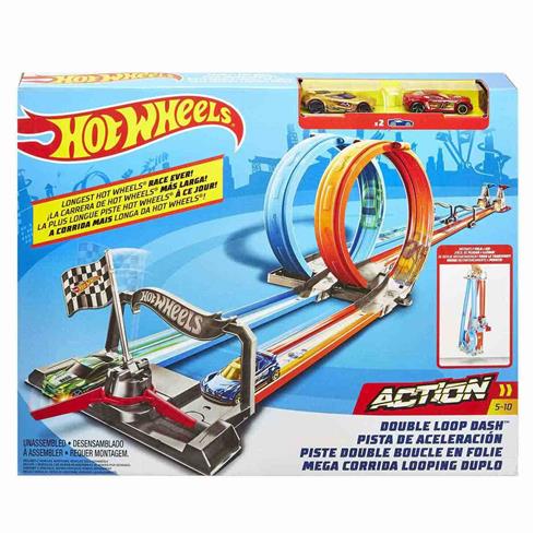 Hot Wheels Çift Çemberli Yarış Seti Gfh85