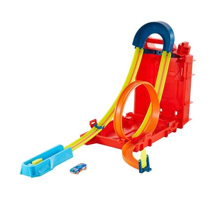 Hdx78 HW Track Builder Benzin Bidonu Akrobasi Seti, Hot Wheels Track Builder