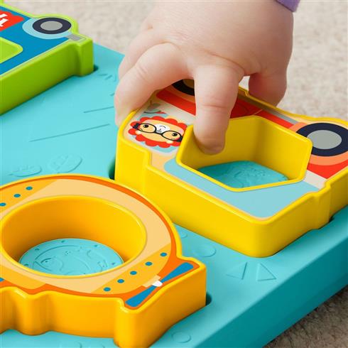 Fisher Price Sesli Ve Işıklı Arabalar Puzzle Hrp31
