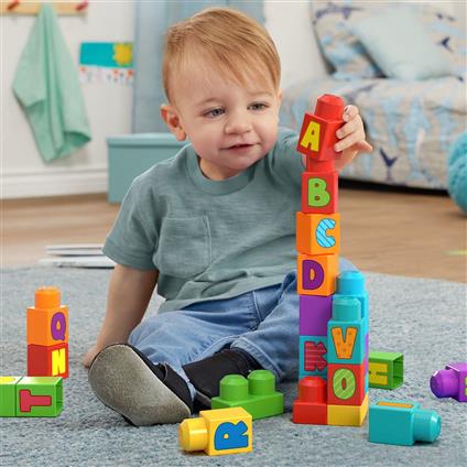 Hrr60 Mega Bloks Alfabeli Blok Çantası 30 Parça +1 Yaş