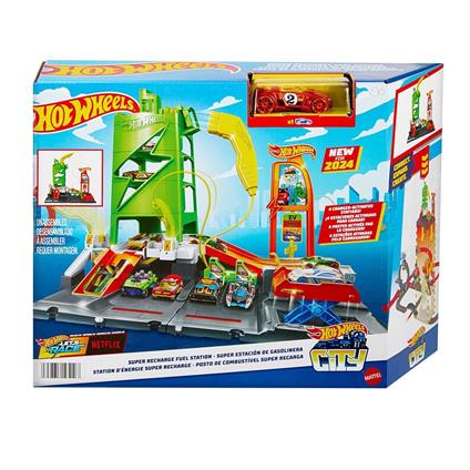 Htn79 Hot Wheels Elektrikli Araç Şarj İstasyonu Oyun Seti