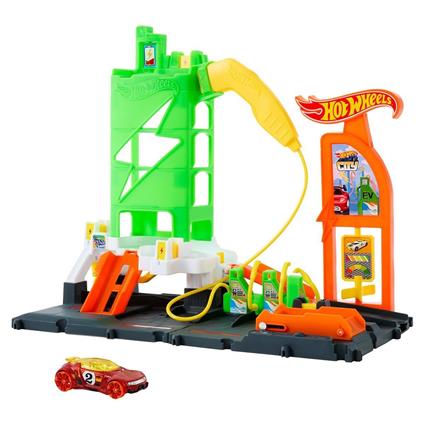 Htn79 Hot Wheels Elektrikli Araç Şarj İstasyonu Oyun Seti