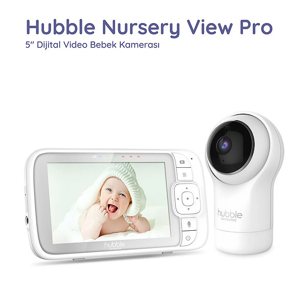 Hubble Nursery View Premium 5 Dijital Bebek Kamerası Hbl19