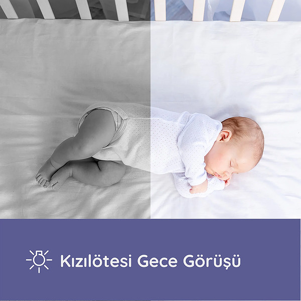 Hubble Nursery View Premium 5 Dijital Bebek Kamerası Hbl19