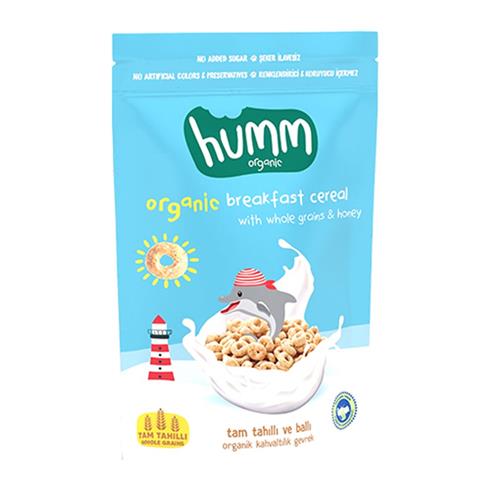 Humm Organik Tam Tahıllı Ve Ballı Kahvaltılık Gevrek 80 Gr
