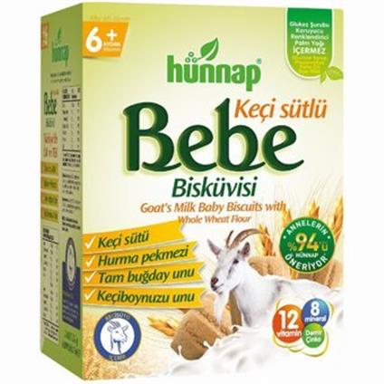 Hünnap Keçisütlü Vitaminli Bebe Bisküvisi 400 Gr
