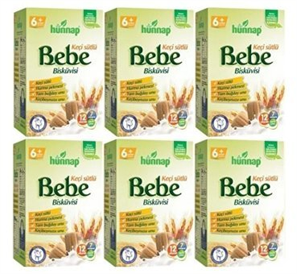 Hünnap Keçisütlü Vitaminli Bebe Bisküvisi 400 Gr