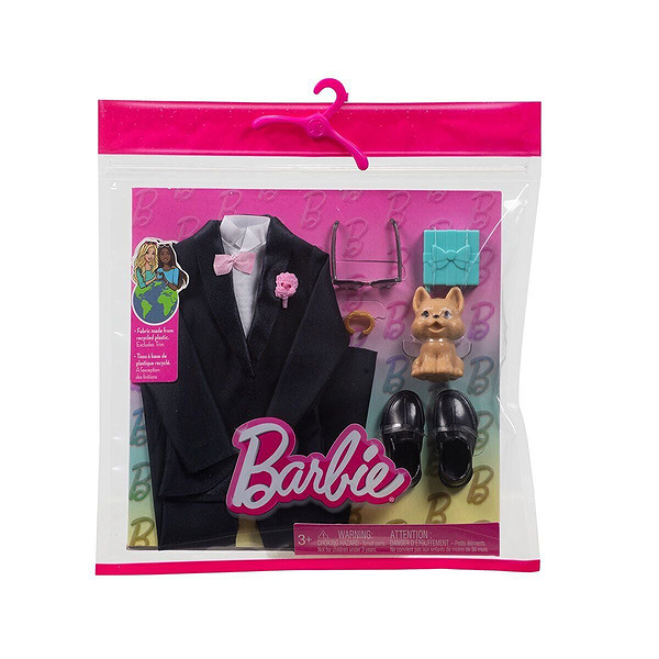 Hwv77 Barbie + Ken Fashion - Damat Aksesuarları (Bebekler Ürüne Dahil Değildir.)
