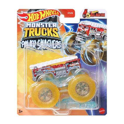Hyj19 Hot Wheels Monster Trucks Power Smashers 1:64 Arabalar