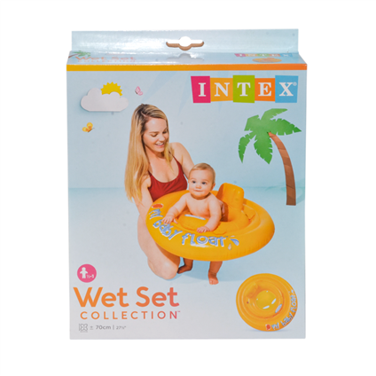 Ibf56585 İntex Sarı Baby Float 70 Cm 6-12 Ay
