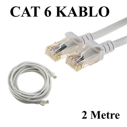 Inca Icat6-02TG 2MT 24Awg Cat6 Utp Patch Kablo Gri