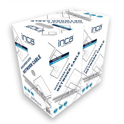 Inca Icat6-305M 305MT 0.57MM 23Awg Cat6 Kablo Gri