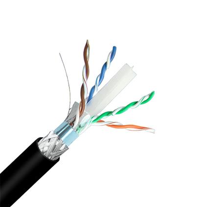 Inca Icat6-500AG Outdoor S/Ftp 23 Awg Lszh Network Cable 500 M Siyah